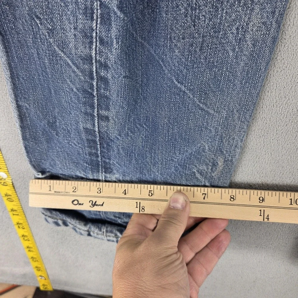 Vintage Levis Engineered Jeans Mens 31x32 Blue Twisted Button Fly Medium Wash